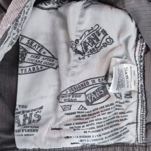 Vans cargo short men's size 34 light brown cotton side pockets - Picture 9 of 16